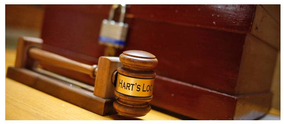 Reuters Photo: Hart's Location gavel and voting box