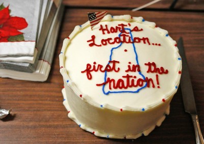 Reuters Photo: First in the Nation cake